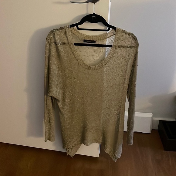 Millau crochet knit‎ tunic in beige - Picture 2 of 5